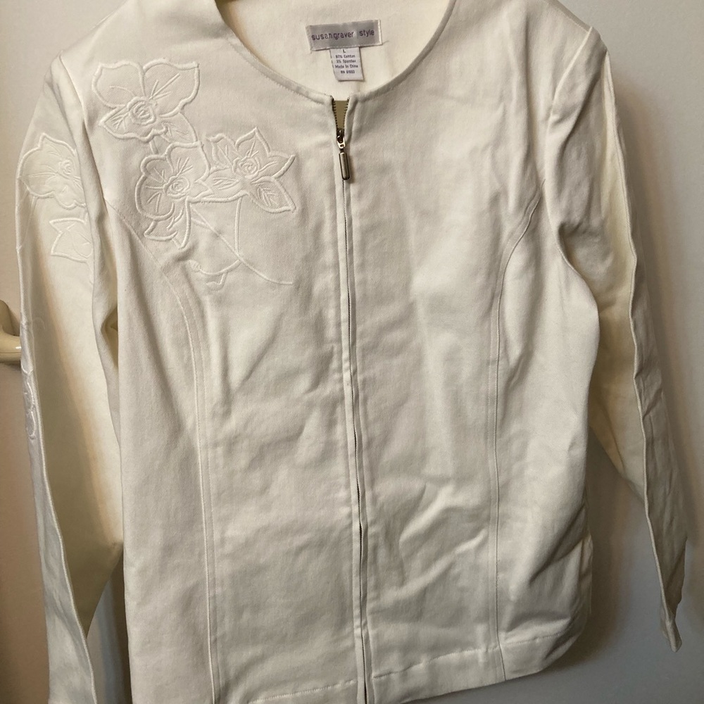 Susan graver jacket size large beautiful!